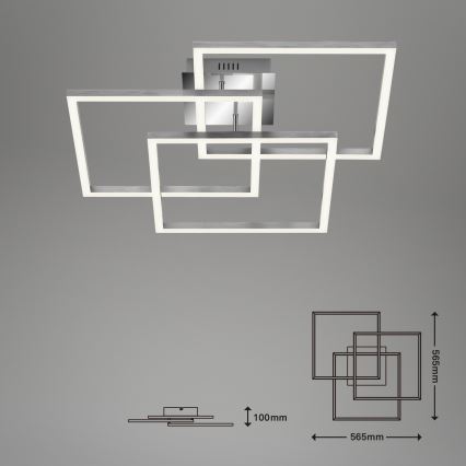 Brilo - Dimmbare LED-Aufbauleuchte FRAME LED/40W/230V 2700-5000K Wi-Fi Tuya + Fernbedienung