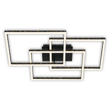 Brilo - Dimmbare LED-Deckenleuchte FRAME LED/57W/230V 3000K schwarz