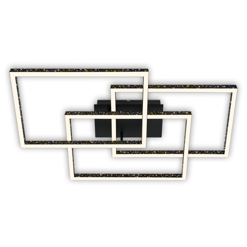 Brilo - Dimmbare LED-Deckenleuchte FRAME LED/57W/230V 3000K schwarz