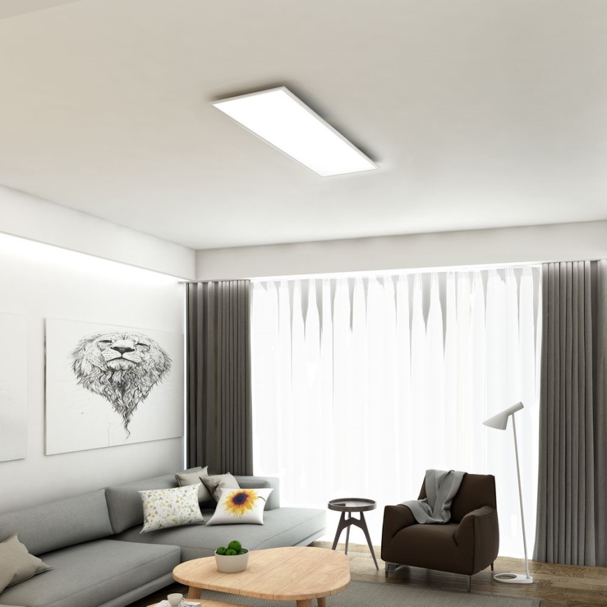 Brilo - Dimmbare LED-Deckenleuchte SLIM LED/24W/230V 3000-6500K 100x25 cm + Fernbedienung