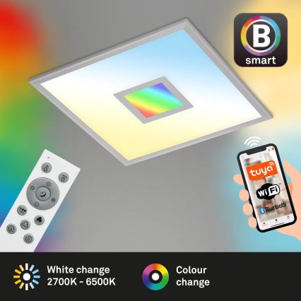 Brilo - Dimmbare LED-RGB-Deckenleuchte CENTRO LED/24W/230V 2700-6500K Wi-Fi Tuya + Fernbedienung