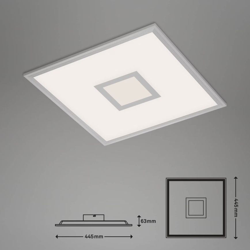 Brilo - Dimmbare LED-RGB-Deckenleuchte CENTRO LED/24W/230V 2700-6500K Wi-Fi Tuya + Fernbedienung