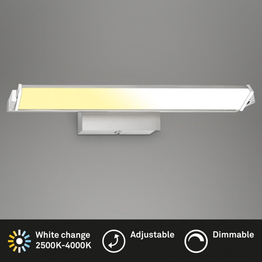 Brilo - Dimmbare LED-Wandleuchte LED/18W/230V 2700-4000K silbern