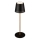 Brilo - dimmbare, wiederaufladbare Touch-LED-Tischlampe für den Außenbereich KIKI LED/2,6W/5V IP44 2600 mAh schwarz