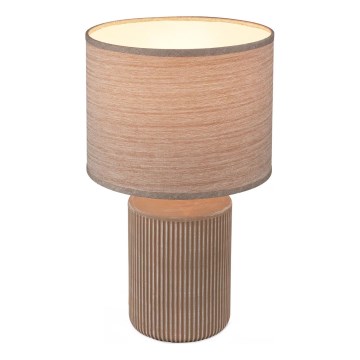 Brilo - Lampada da tavolo INO 1xE14/10W/230V bianca