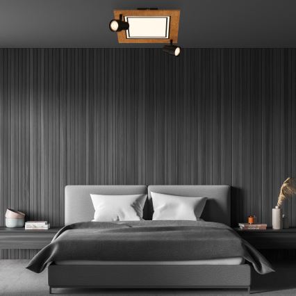 Brilo - Lampada da soffitto LED/12W/230V + 2xGU10/9W 3000K