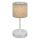 Brilo - Lampe de table d'extérieur à intensité variable et rechargeable LOLE LED/3W/5V IP44 argent/beige