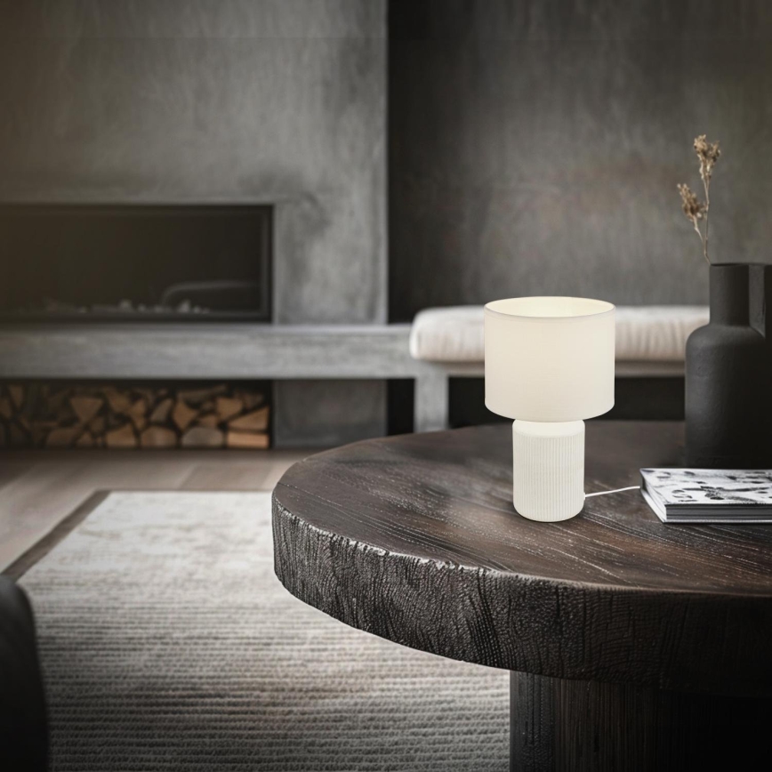 Brilo - Lampe de table INO 1xE14/10W/230V blanche