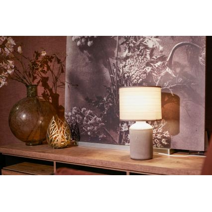 Brilo - Lampe de table INO 1xE14/10W/230V marron