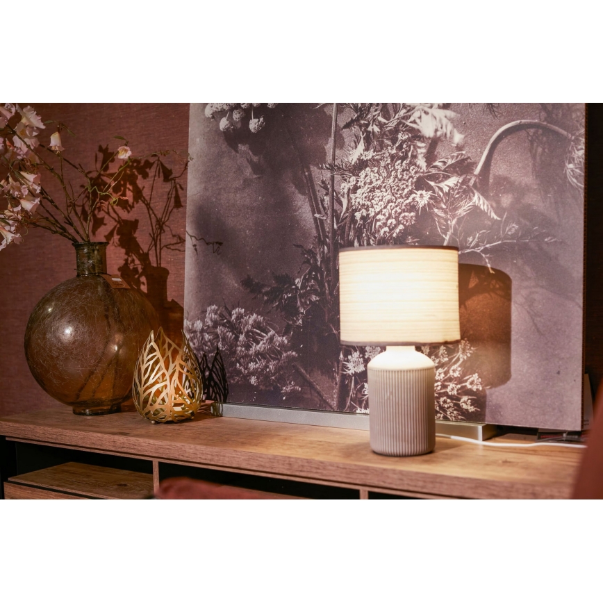 Brilo - Lampe de table INO 1xE14/10W/230V marron