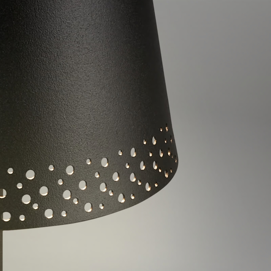 Brilo - Lampe de table d'extérieur LED tactile, rechargeable et dimmable KIKI LED/2,6W/5V IP44 2600 mAh noire