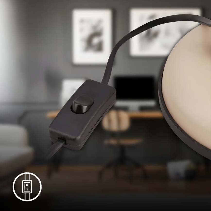 Brilo - Lampe de table PIXA 1xE14/25W/230V beige