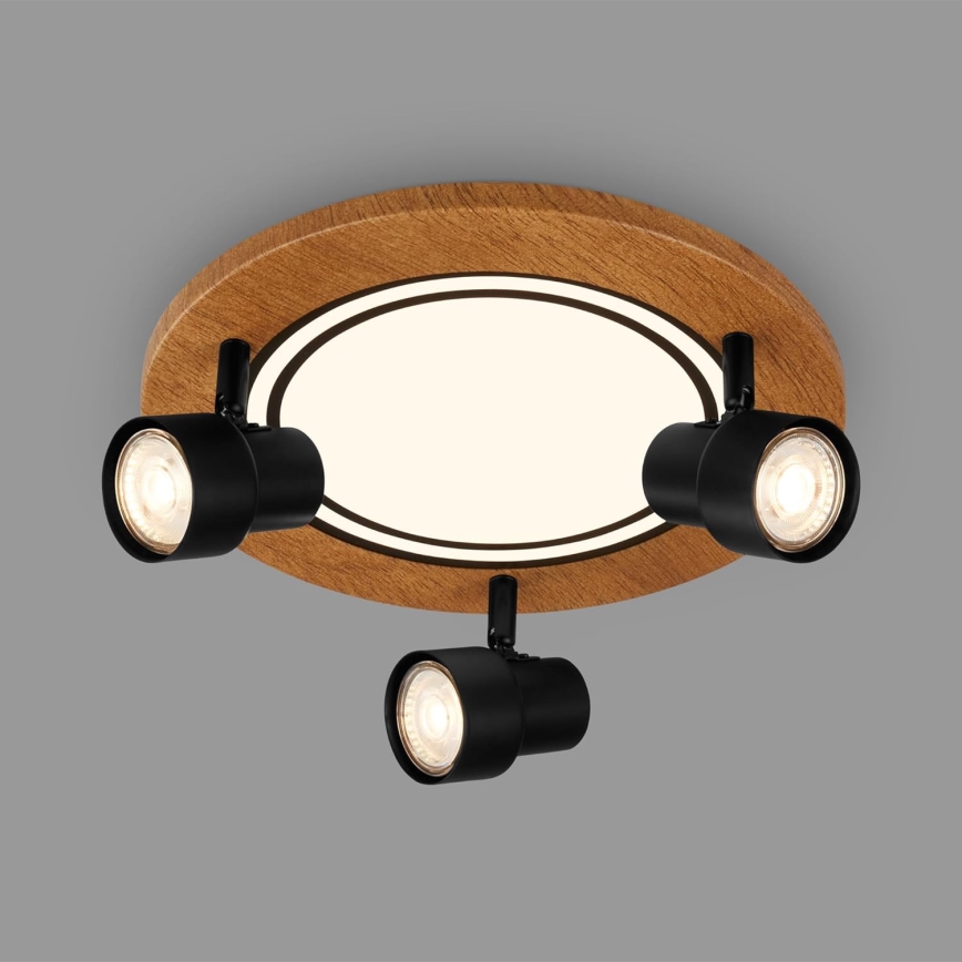 Brilo - LED Deckenleuchte LED/12W/230V + 3xGU10/9W 3000K