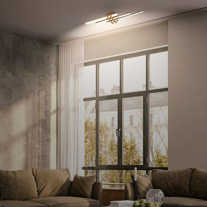 Brilo - LED-Deckenleuchte TINKA LED/21W/230V 3000K schwarz