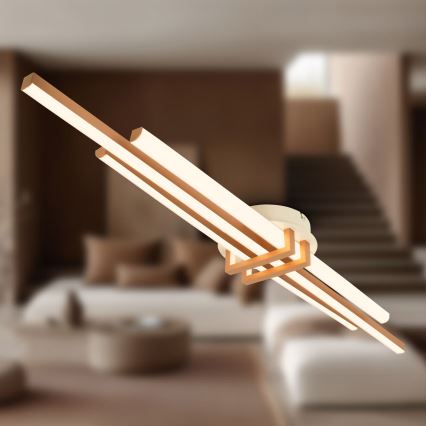 Brilo - LED Deckenleuchte TINKA LED/30W/230V 3000K kupferfarben