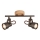Brilo - LED-Deckenspot TAHUN 2xGU10/5W/230V braun