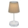 Brilo - LED Dimmbar wiederaufladbar Outdoor Tischleuchte LED/3W/5V IP44 silbern/beige