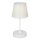 Brilo - LED Dimmerabile rechargeable per esterni lampada da tavolo LED/3W/5V IP44 bianco