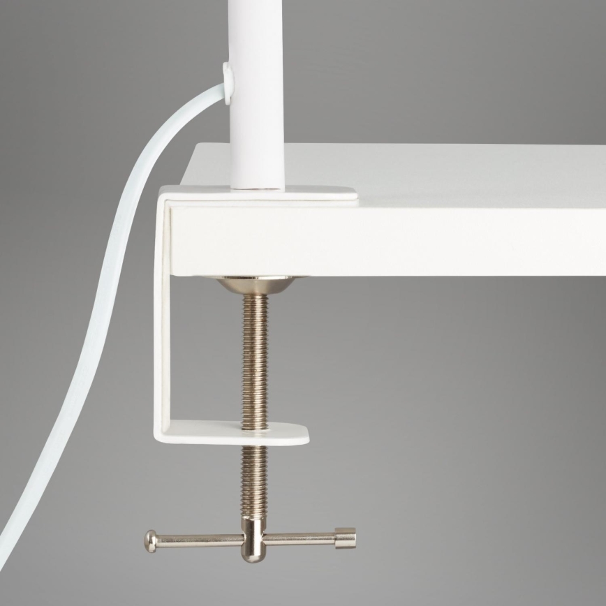 Brilo - LED Flexibel Tischleuchte mit Klemme TRASNA LED/7,5W/230V weiß