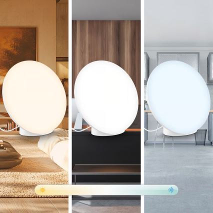 Brilo - LED RGBIC dimmbare, wiederaufladbare Schreibtischlampe TARA LED/6W/5V 3000-6500K Wi-Fi Tuya + Fernbedienung