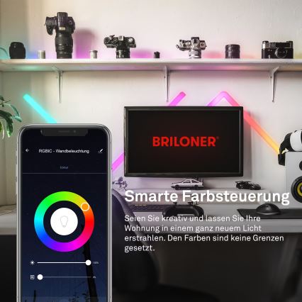 Brilo - LED RGBIC Lampada dimmerabile rotaia Smart LED/24W/230V Wi-Fi Tuya
