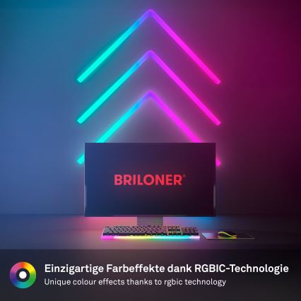 Brilo - LED RGBIC Lampada dimmerabile rotaia Smart LED/24W/230V Wi-Fi Tuya