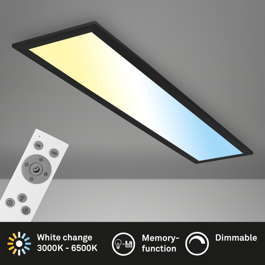 Brilo - Panneau en saillie à intensité variable LED/24,5W/230V 3000-6500K + télécommande