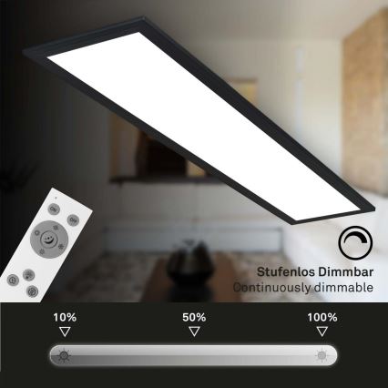 Brilo - Panneau en saillie à intensité variable LED/24,5W/230V 3000-6500K + télécommande