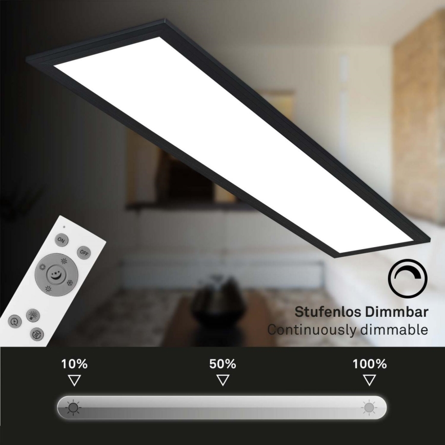 Brilo - Panneau en saillie à intensité variable LED/24,5W/230V 3000-6500K + télécommande