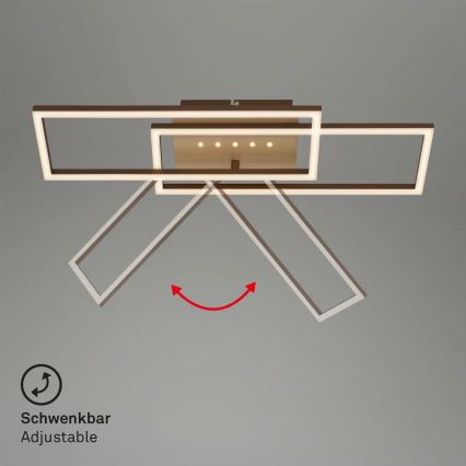 Brilo - Plafoniera dimmerabile LED/30W/230V 3000K marrone