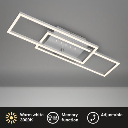 Brilo - Plafoniera LED dimmerabile/30W/230V/3000K cromo satinato