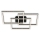 Brilo - Plafoniera LED dimmerabile FRAME LED/57W/230V 3000K nero