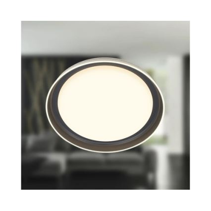 Brilo - Plafoniera LED IJUS, 24W, 230V, 3000K, Ø 43 cm