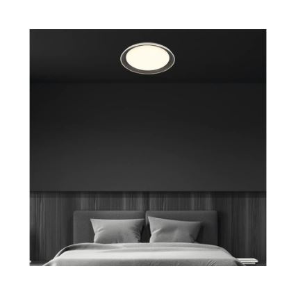 Brilo - Plafoniera LED IJUS, 24W, 230V, 3000K, Ø 43 cm