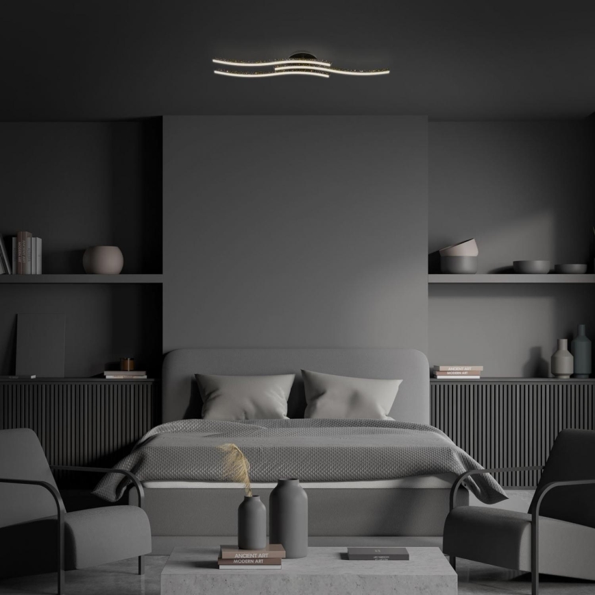 Brilo - Plafoniera LED LED/19W/230V 3000K nero