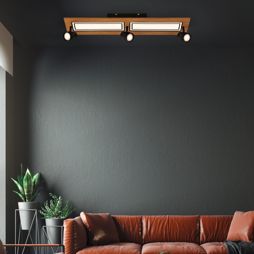 Brilo - Plafoniera LED LED/24W/230V + 3xGU10/9W 3000K