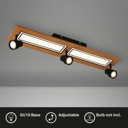 Brilo - Plafoniera LED LED/24W/230V + 3xGU10/9W 3000K
