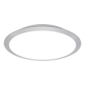 Brilo - Plafoniera LED per bagno CTS LED/21W/230V 3000/4000K IP44 Ø 37 cm, cromo satinato