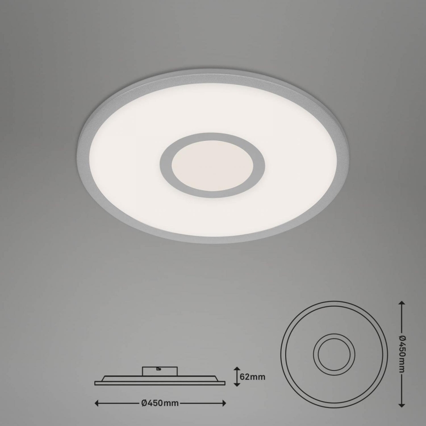 Brilo - Plafoniera LED RGB dimmerabile CENTRO LED/24W/230V 2700-6500K Wi-Fi Tuya + telecomando