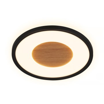 Brilo - Plafoniera LED SUFIT WOOD LED/18W/230V 3000K Ø 29 cm