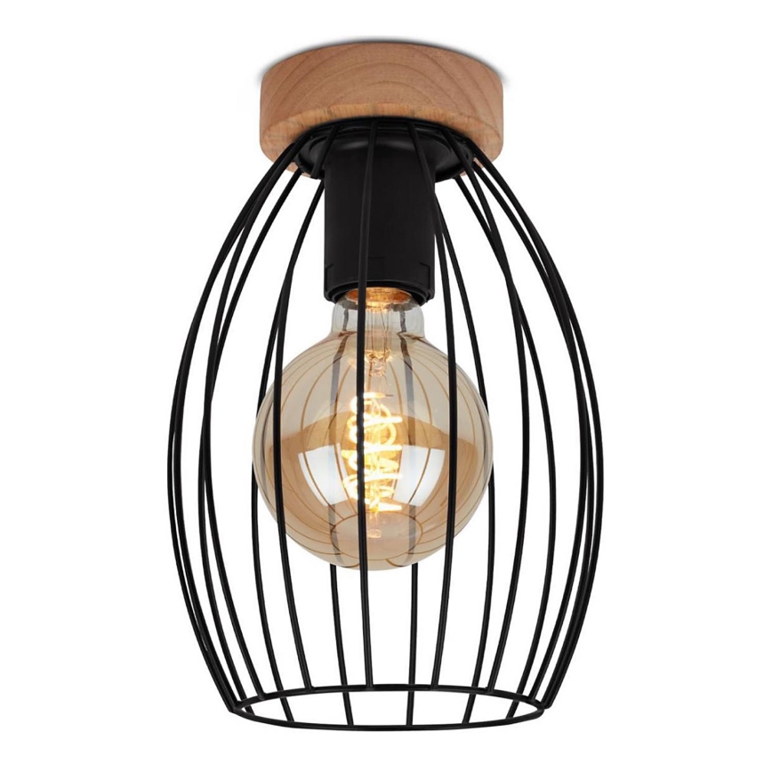 Brilo - Plafoniera WAKTU 1xE27/60W/230V albero di caucciù