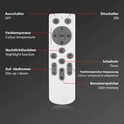 Brilo - Plafonnier à intensité variable FRAME LED/40W/230V 2700-5000K Wi-Fi Tuya + télécommande