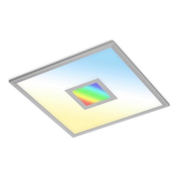 Brilo - Plafonnier à intensité variable RGB CENTRO LED/24W/230V 2700-6500K Wi-Fi Tuya + télécommande
