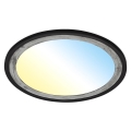 Brilo - Plafonnier à intensité variable SLIM LED/22W/230V 2700-6500K + télécommande