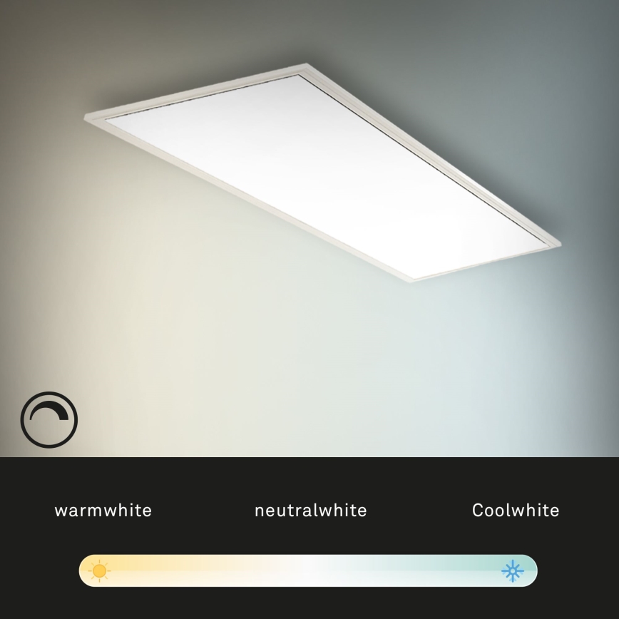 Brilo - Plafonnier à intensité variable SLIM LED/24W/230V 3000-6500K 100x25 cm + télécommande