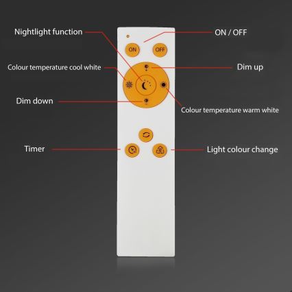 Brilo - Plafonnier à intensité variable SLIM LED/24W/230V 3000-6500K 100x25 cm + télécommande