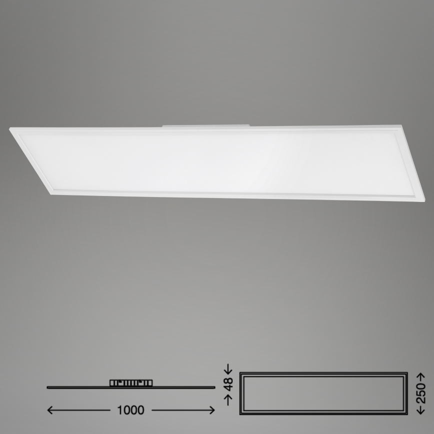 Brilo - Plafonnier à intensité variable SLIM LED/24W/230V 3000-6500K 100x25 cm + télécommande