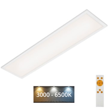 Brilo - Plafonnier à intensité variable SLIM LED/24W/230V 3000-6500K 100x25 cm + télécommande