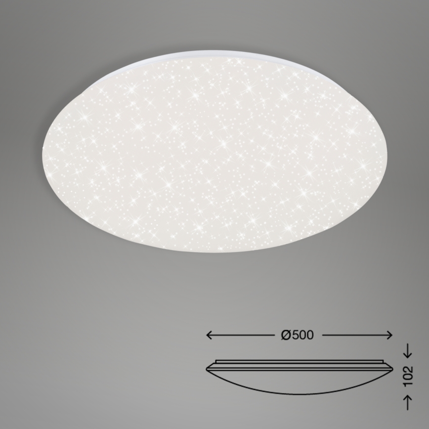 Brilo - Plafonnier à intensité variable STARRY SKY LED/40W/230V 3000-6000K + télécommande