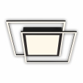 Brilo - Plafonnier LED 2xLED/16W/230V + LED/19W 51,5x51,5 cm 3000K noir